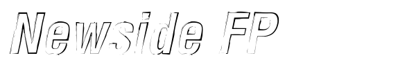 Newside FP font preview